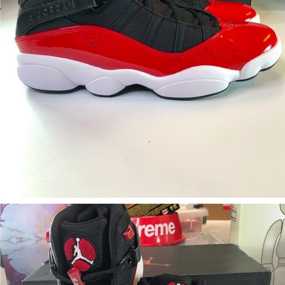 Men’s AirJordan 6 Rings men’s size 9.5?red sneakers - Picture 4 of 11